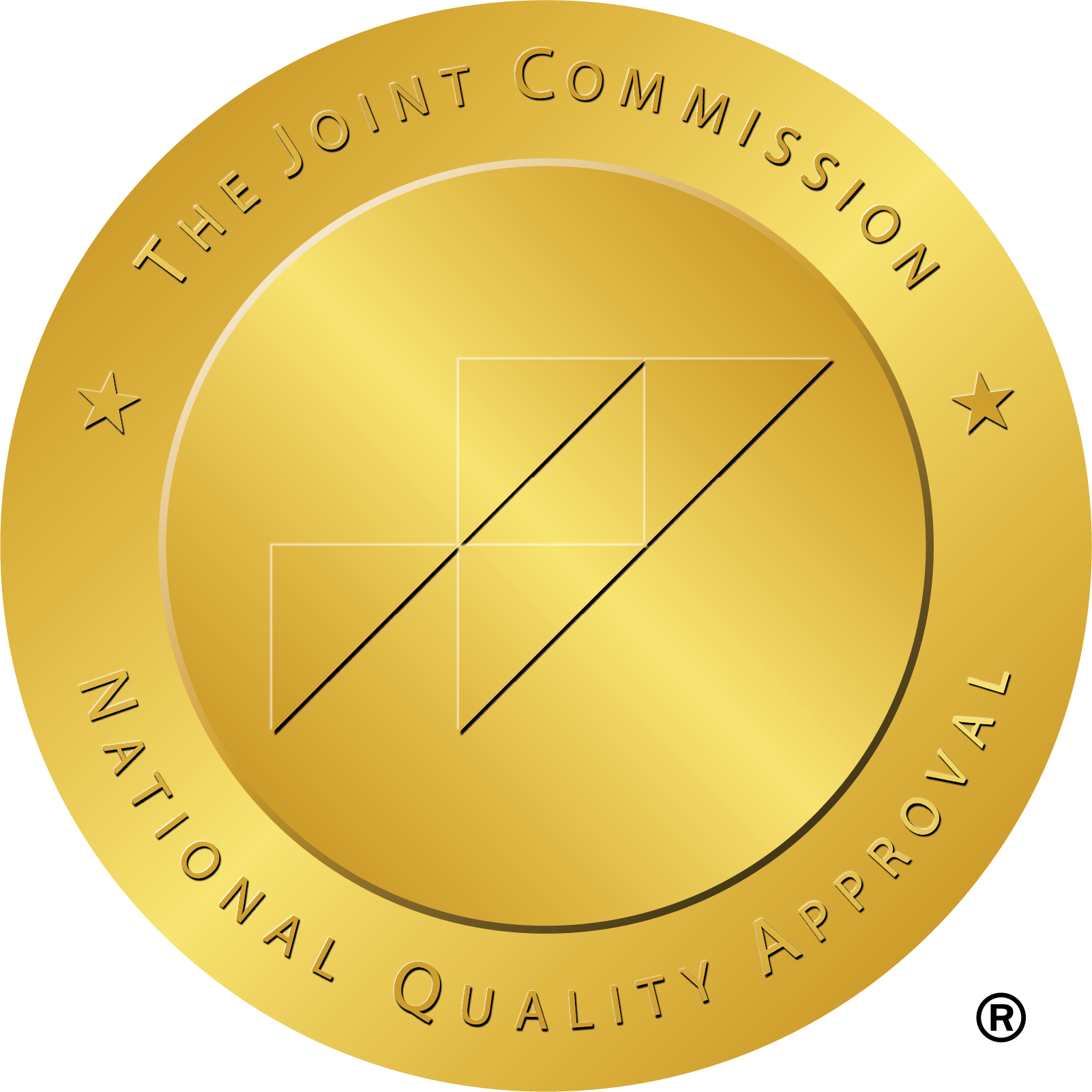 The Joint Commission National Quality Approval gold seal.